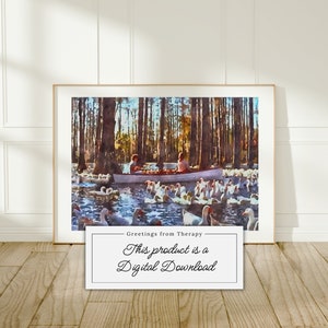 Noah and Allie Watercolor Painting Digital Art Print
