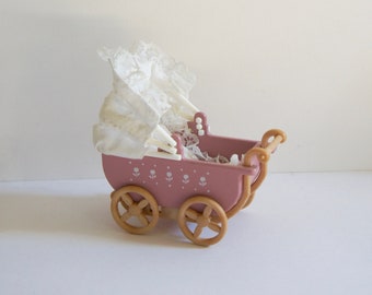 sylvanian families baby pram