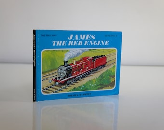Vintage James The Red Engine Thomas Tank Book Children Story Gift Son Daughter Boy Girl Collectible Railway