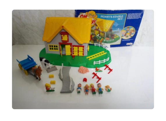 Rare, Vintage, 1980s, Bluebird, Oh Penny, Penny's Stable Set