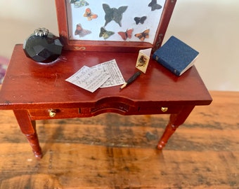 Casa Delle Bambole Miniatura Scala 1:12 - Scrivania Scuola Non Finita #CLA10230