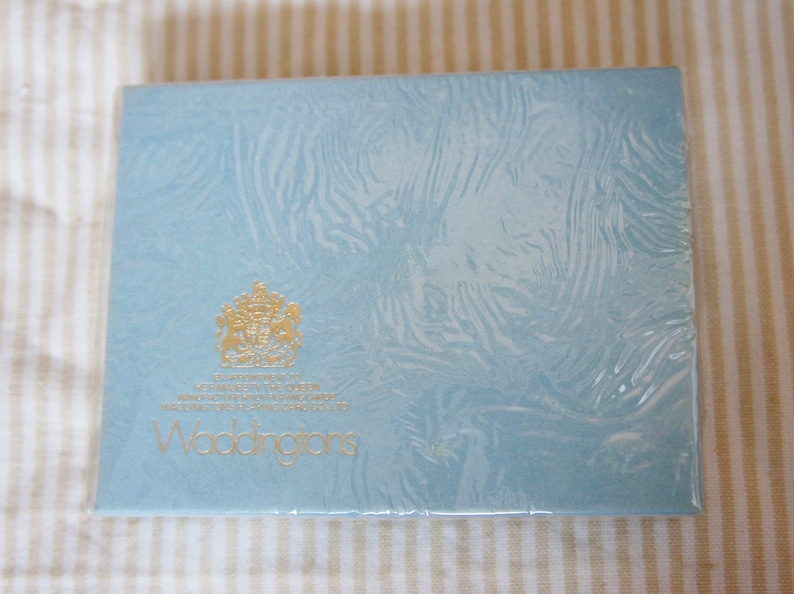 Vintage Sealed Waddingtons 1981 Royal Wedding Prince Charles And Lady Diana Spencer Playing Cards With Box Royalty Memorabilia UK