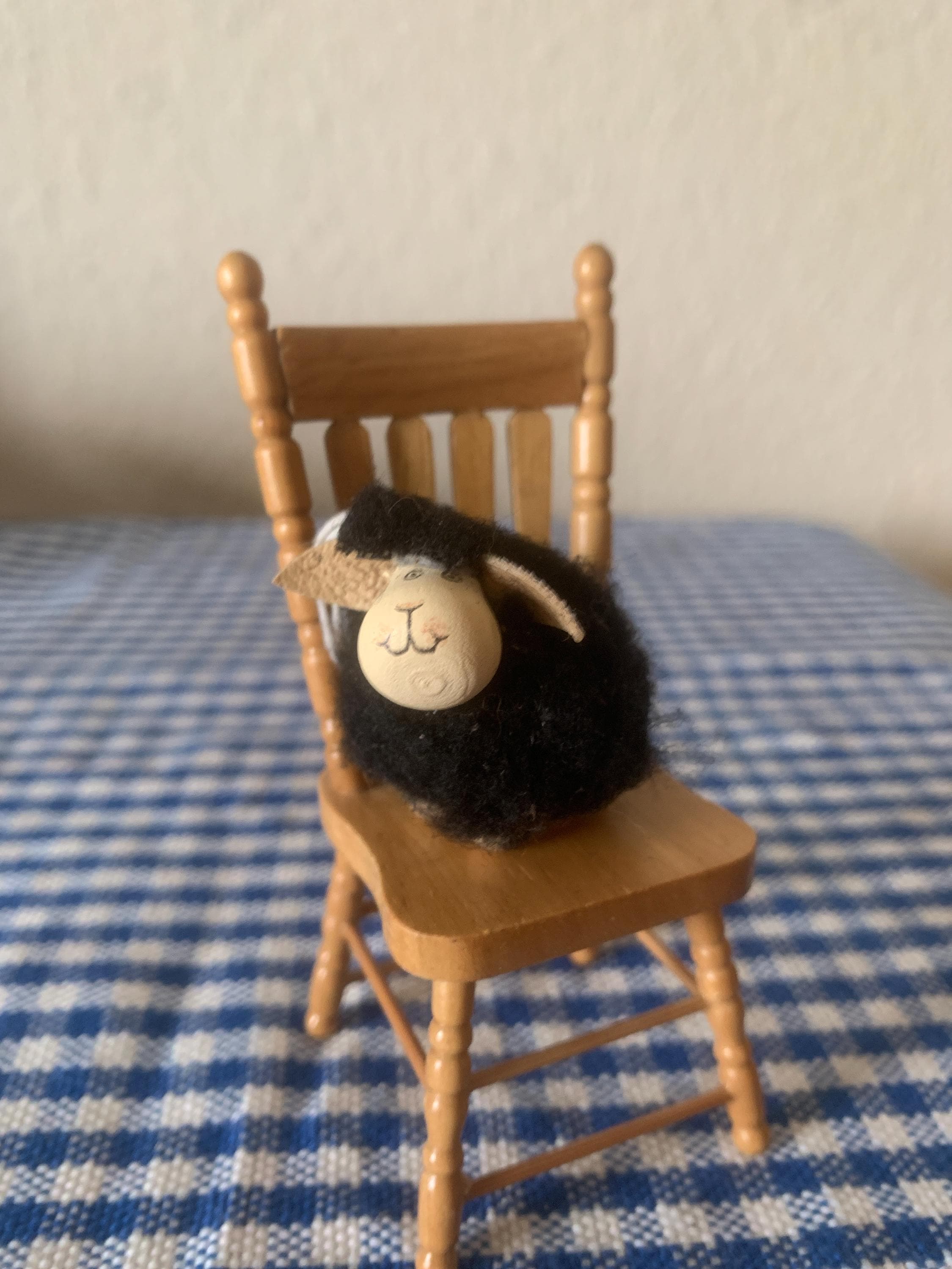 Corno Di Pecora Cranio In Miniatura Scala 1:12 Casa Delle Bambole - Fatto A Mano