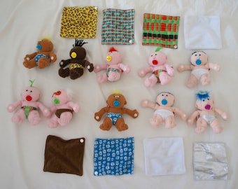 Rare, Vintage, 1990s, Moose&#39;s Twins, Collectible, baby, Soft Toy, Plushies, With Blankets, Australia, Australian, Gift, Daughter, Sister.