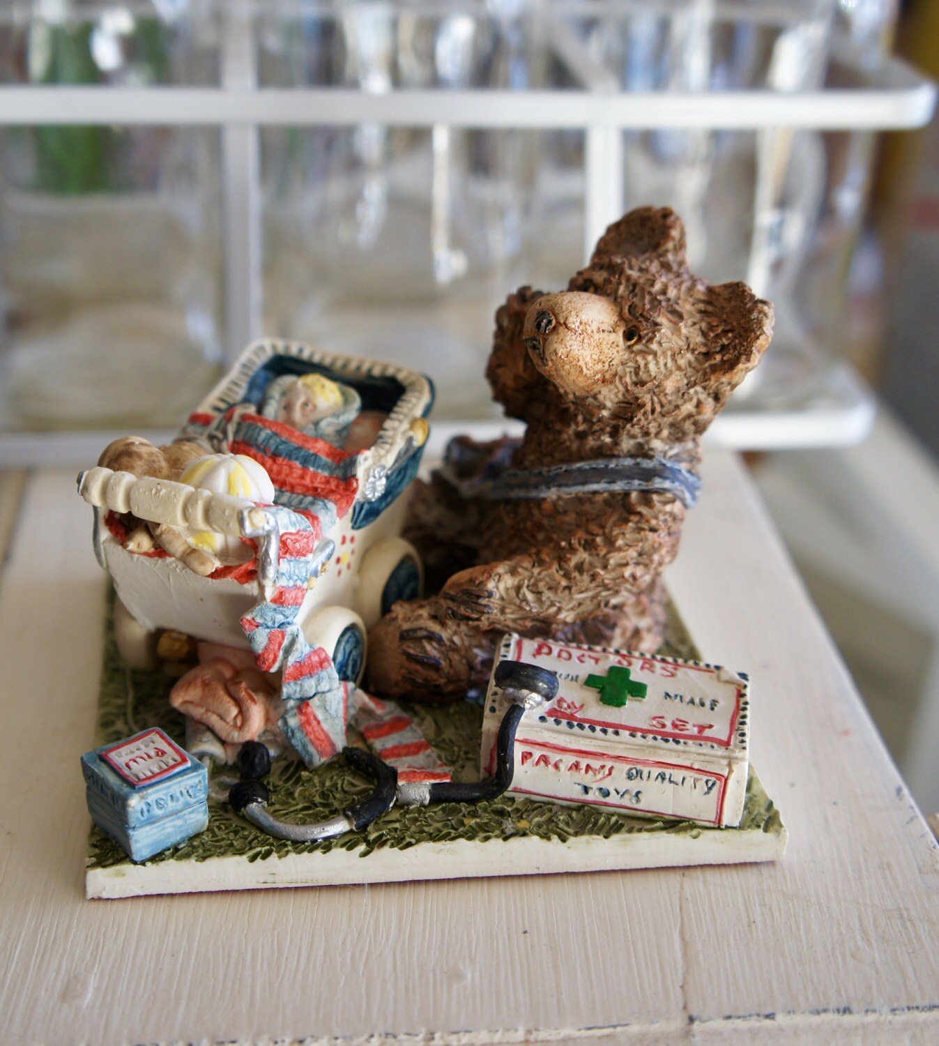 Vintage, Collectible, Peter Fagan, Ceramic, Hand Painted, Colour