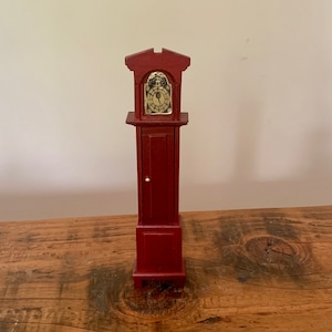 Vintage, 1:12, Puppenhaus, Großvater, Uhr, Sammlerstück, Display, Flur, Wohnzimmer, Esszimmer, Puppenhaus, Geschenk, Mutter