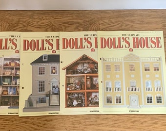 Vintage, Deagostini, the Ultimate Dolls House, 1:12th Scale, Dolls