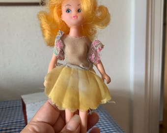 Vintage, Scala 1:12, Casa Delle Bambole, Artigiano, Signora, Bambola, Figura, In Cucito A Mano, Blu E Paillettes Buono, Rimovibile, Abiti, 1930, Art Deco - Italia - Foto 4