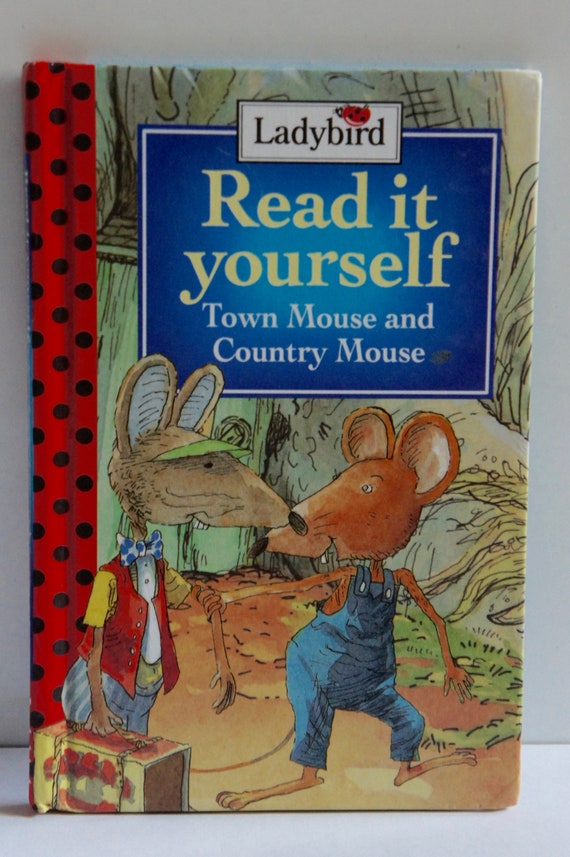 Vintage, 1990s, Ladybird, Read It Yourself, Town Mouse and Vintage, 1990s, Ladybird, Read It Yourself, Town Mouse and