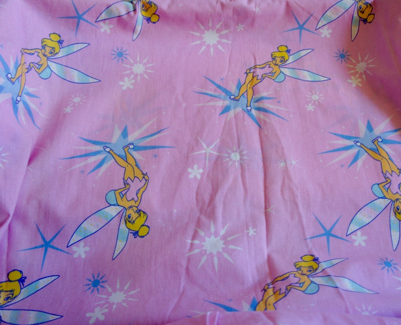Window Dressing With Tinkerbell Fairy Daughter Tie Backs Pink Pair Of Peter Pan Girl Bedroom Disney Vintage Home Curtains