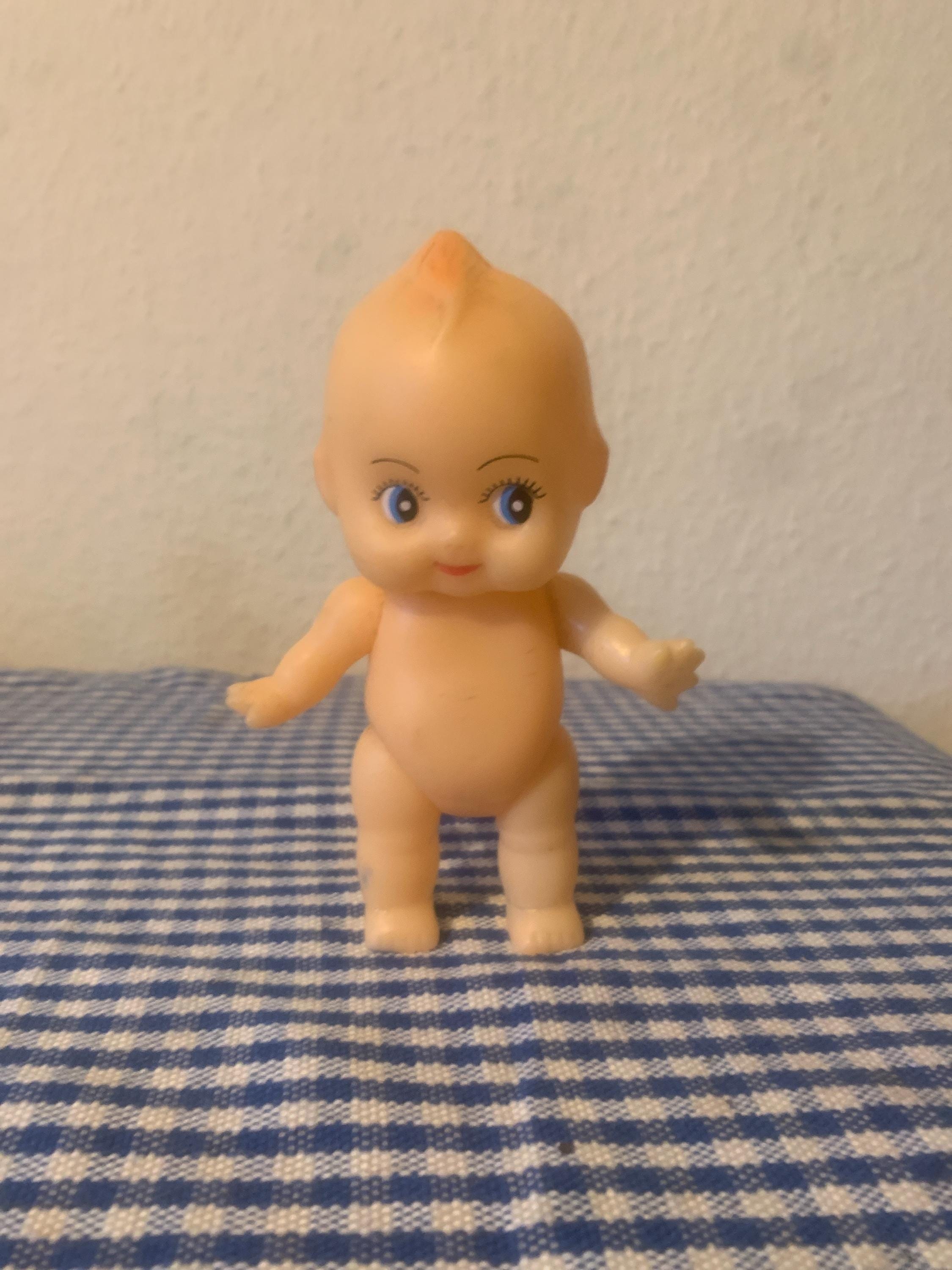 Vintage, 5 Inch, Kewpie, Style, Plastic, Baby, Doll, Toy, Figure