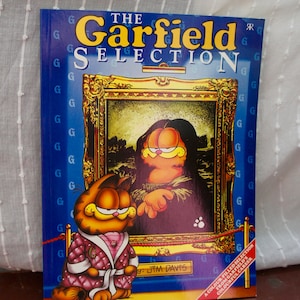 Vintage, 1989, wybór Garfield, Jim Davis, książki, kolekcjonowania, komiks znaków, znak TV, prezent, brata, męża, chłopaka, syn
