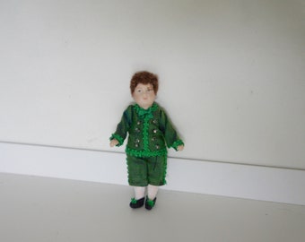 Miniatur f.d Puppenstube/Puppenhaus #01# Teddy mit Luftballon Maßstab 1:12 