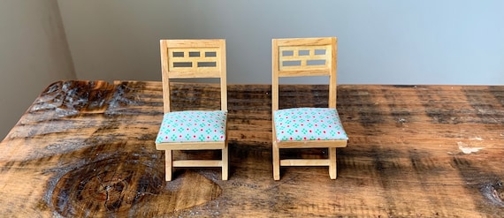 2 Portaoggetti Vittoriani Vintage Scala 1:12 &ndash; Mobili In Miniatura Per Casa Delle Bambole, Legno Fatto A Mano
