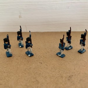 Vintage, 1:12th Scale, Dolls House, Miniature, Metal, Tin, Toy, Soldiers, Collectible, Scale Model, Display, Play Room, Nursery, Bedroom