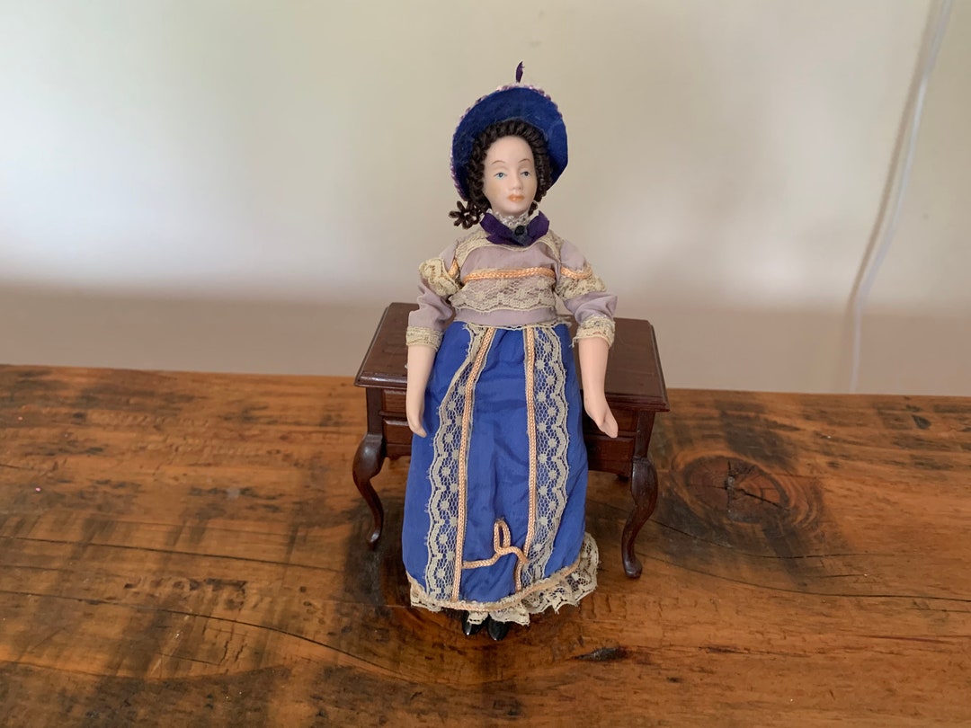 Vintage, Victorian, 112th Scale, Dolls House, Figurine, Doll