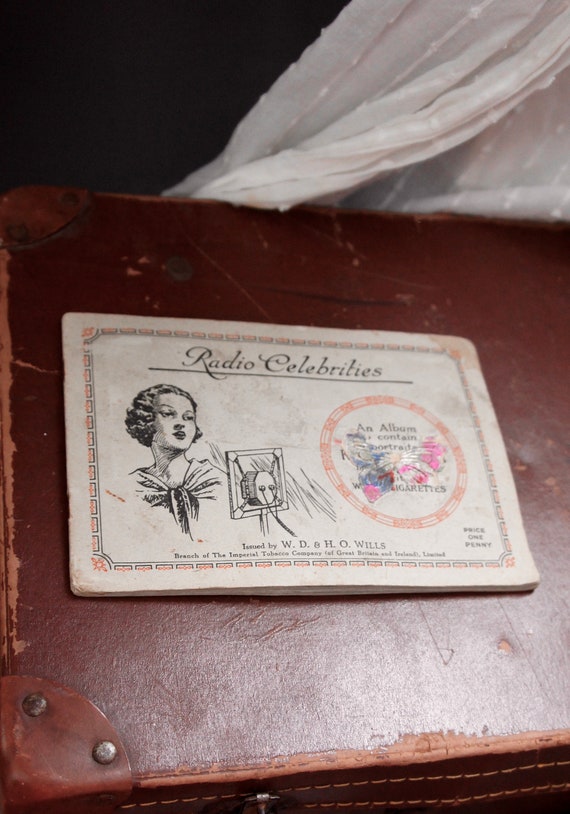 wills cigarette card album value Vintage, 1934, W.D. & H.0. Wills, Radio Celebrities, Complete Cigarette  Card Album, Full Set of Portraits, Radio Stars, Collectible, Gift