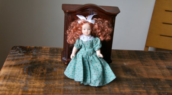 Puppenhaus Unbekleidete Frau Dame Porzellan Puppe Mit Langes Haar 1:12 Menschen 