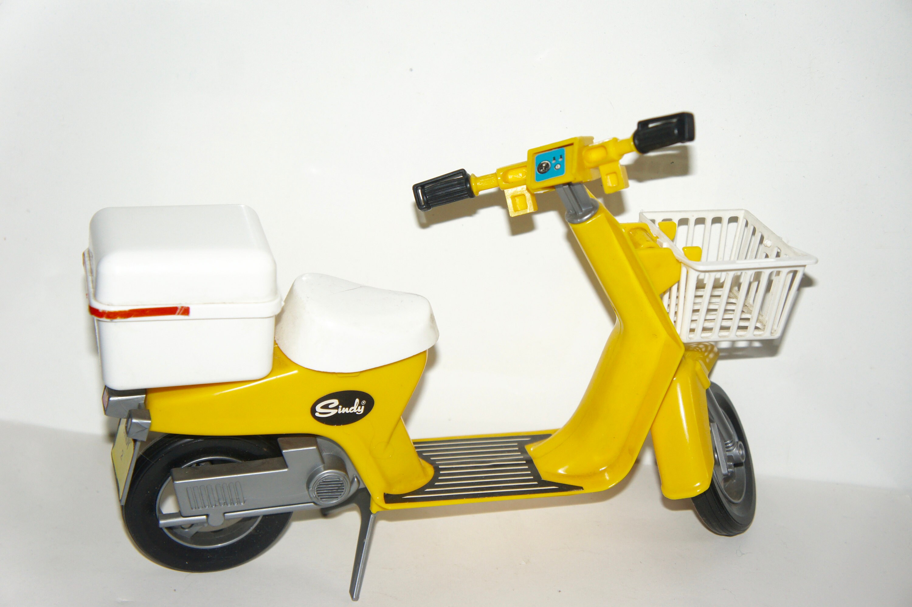 Vintage 1982 Sindy Doll Yellow Scooter With Basket Etsy