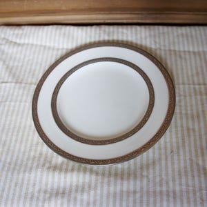 Vintage, Royal Worcester, Side Plate, White With Silver Rims, Dining, Serving, Dining Room, Display, Kitchen, Home Decor, Collectible, Gift