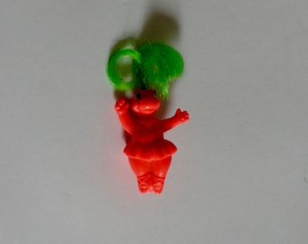 Vintage, 1992, Darlin Dinos, Lil' Dinos, Dinosaur, Ballerina, Miniature, Toy, Figurine, Doll, Bright Hair, Neon, Retro, Toy, Gift, Girl