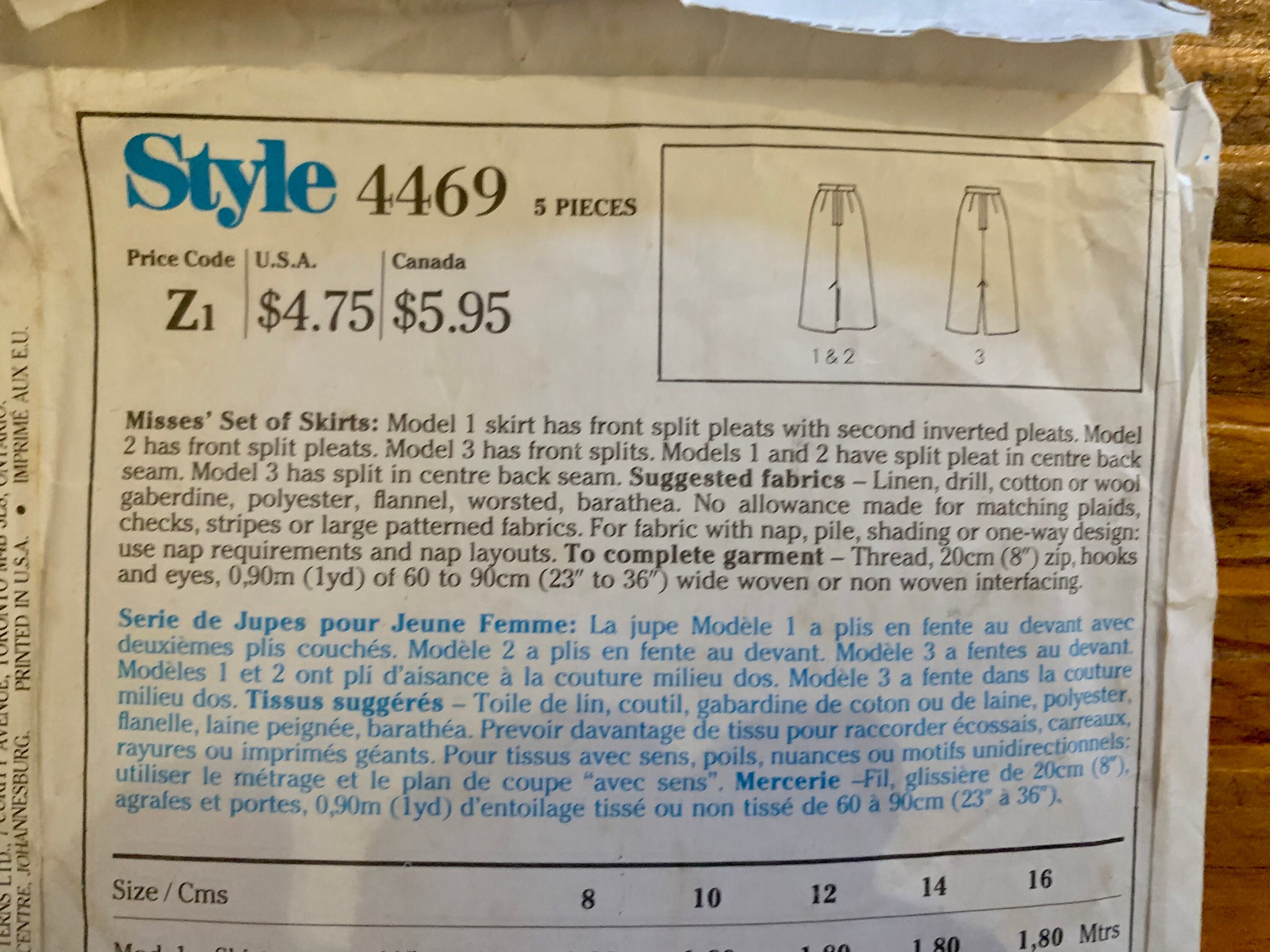 Vintage, 1985, Style, Women's, Clothing, Skirt, Sewing Vintage, 1985, Style, Women's, Clothing, Skirt, Sewing