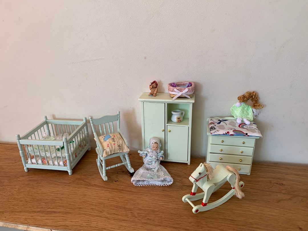 OLL 1: 12 Mini maison de poupée lit modèle chambre meubles jouets