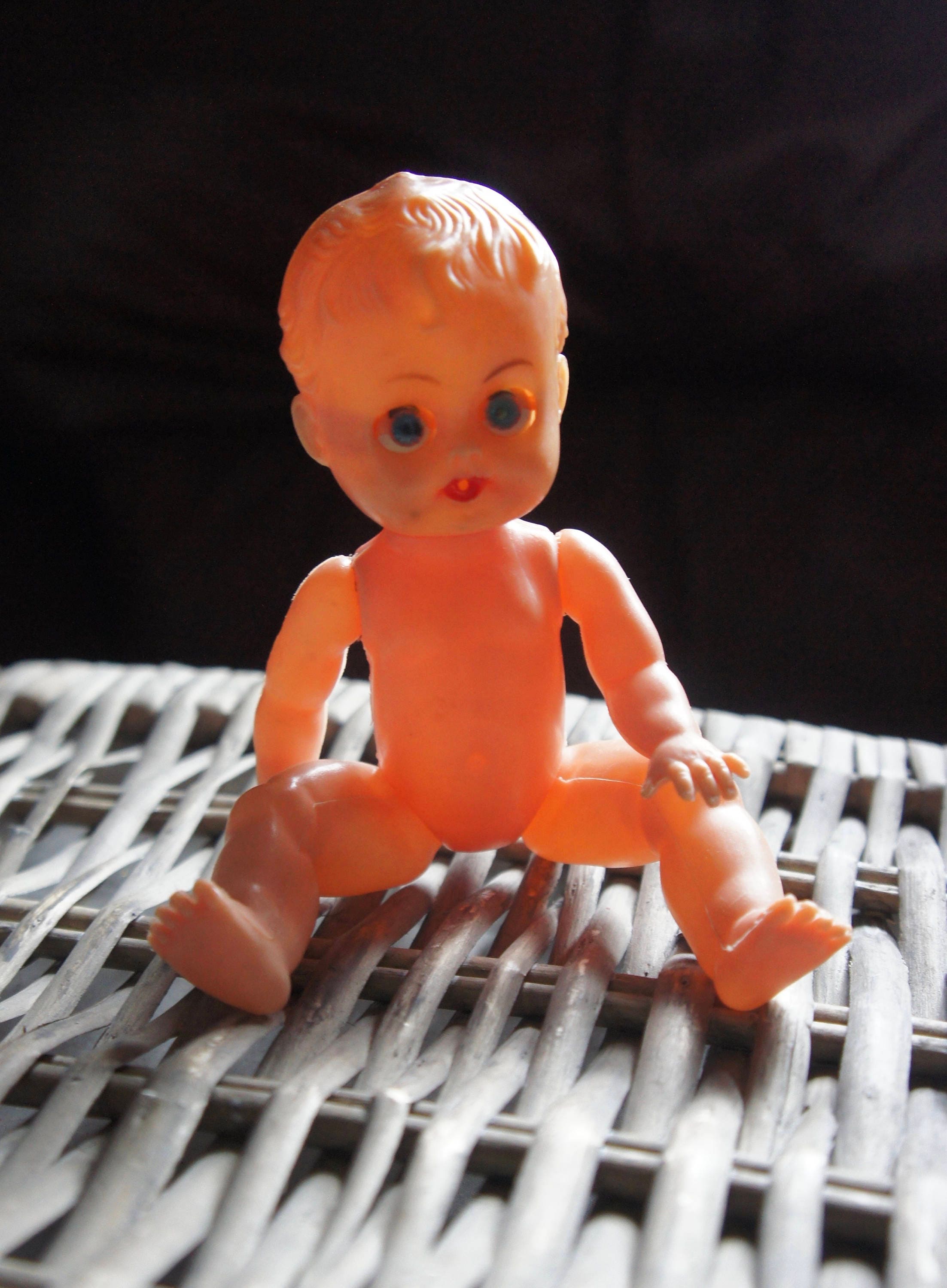 Poupon peluche vintage - jouets rétro jeux de société figurines et objets  vintage