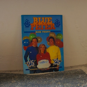 Vintage, 1983, BBC, TV, Blue Peter, Celebrating 25 Years, Book 20, Annual, Book, Collectible, Featuring, E.T, Dark Crystal, Willo The Wisp