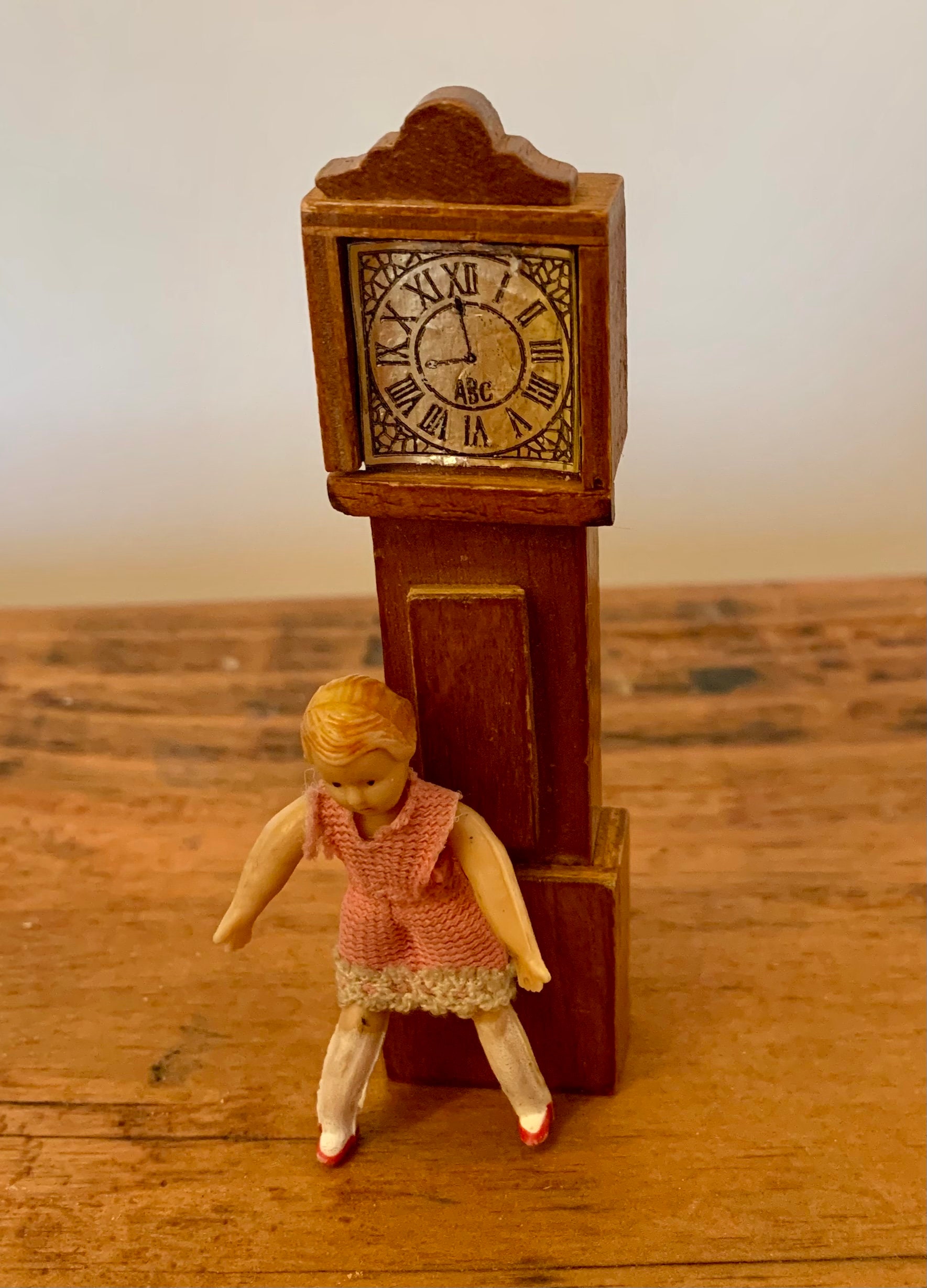 Vintage 1:16th Scale Dolls House Wooden Grandfather - Etsy