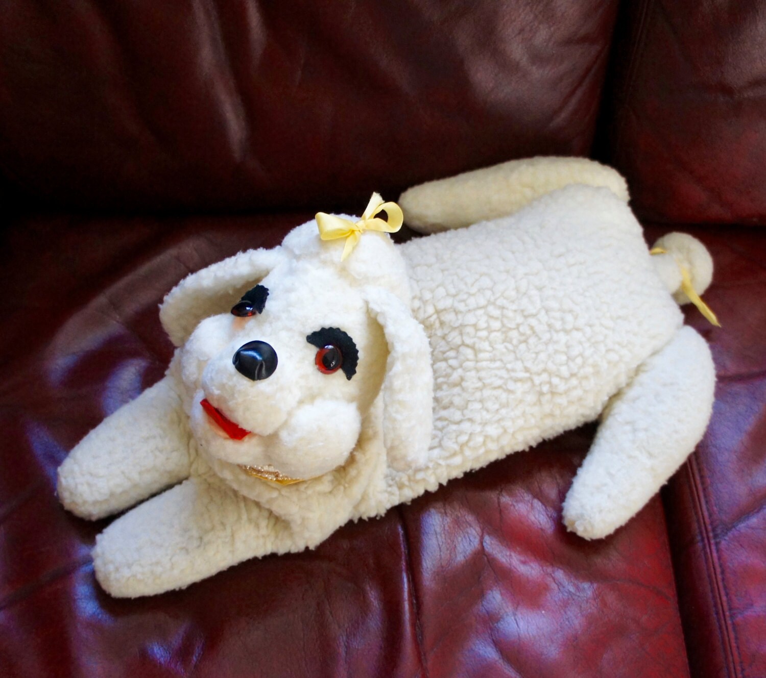 large stuffed poodle