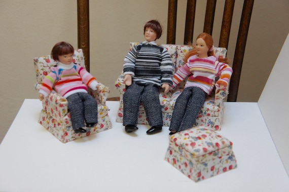 modern dolls house family