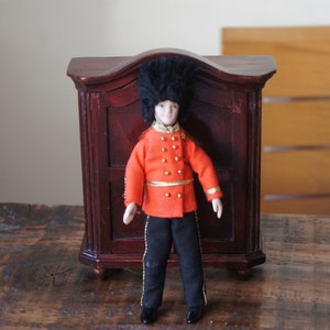 Vintage, Artisan, Hand Dressed, 1:12th Scale, Dolls House, Young, Soldier, Officer, Figure, Regency, Victorian, Edwardian, Doll, 1930s, 1940
