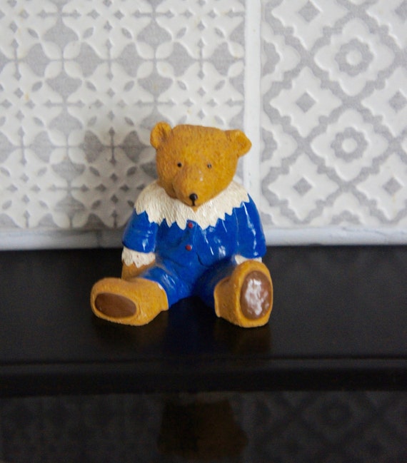 Adorable, Vintage, collection, nounours, ours, en costume marin