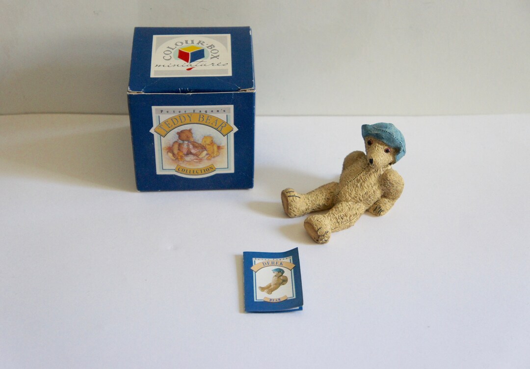 Adorable, Vintage, Collectible, Boxed, Colour Box, Bears, Derek, Teddy ...