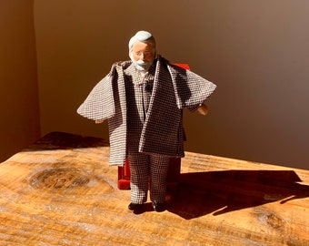 Melody Jane Puppenhaus-Figur – Altmodischer Arbeiter In Schürze, Harz, 1:12 Maßstab