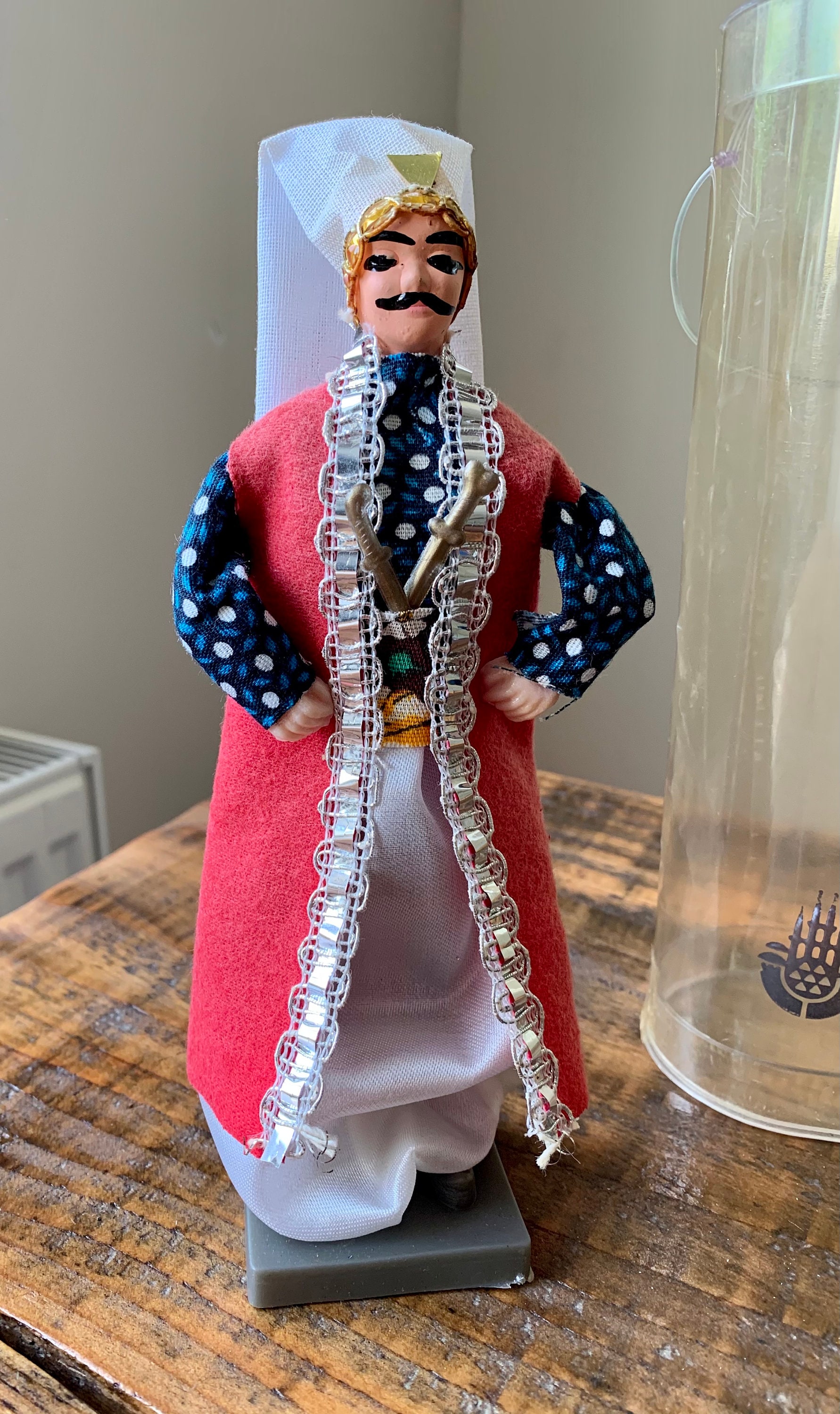 Vintage, 1960s, Souvenir, Doll From Turkey, In, Turkish