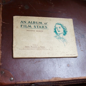 Vintage, 1934, John Player And Sons, Second Series, Complete, Full Set Of Portraits Of, Film Stars, Screen, Cigarette Cards, Collectible