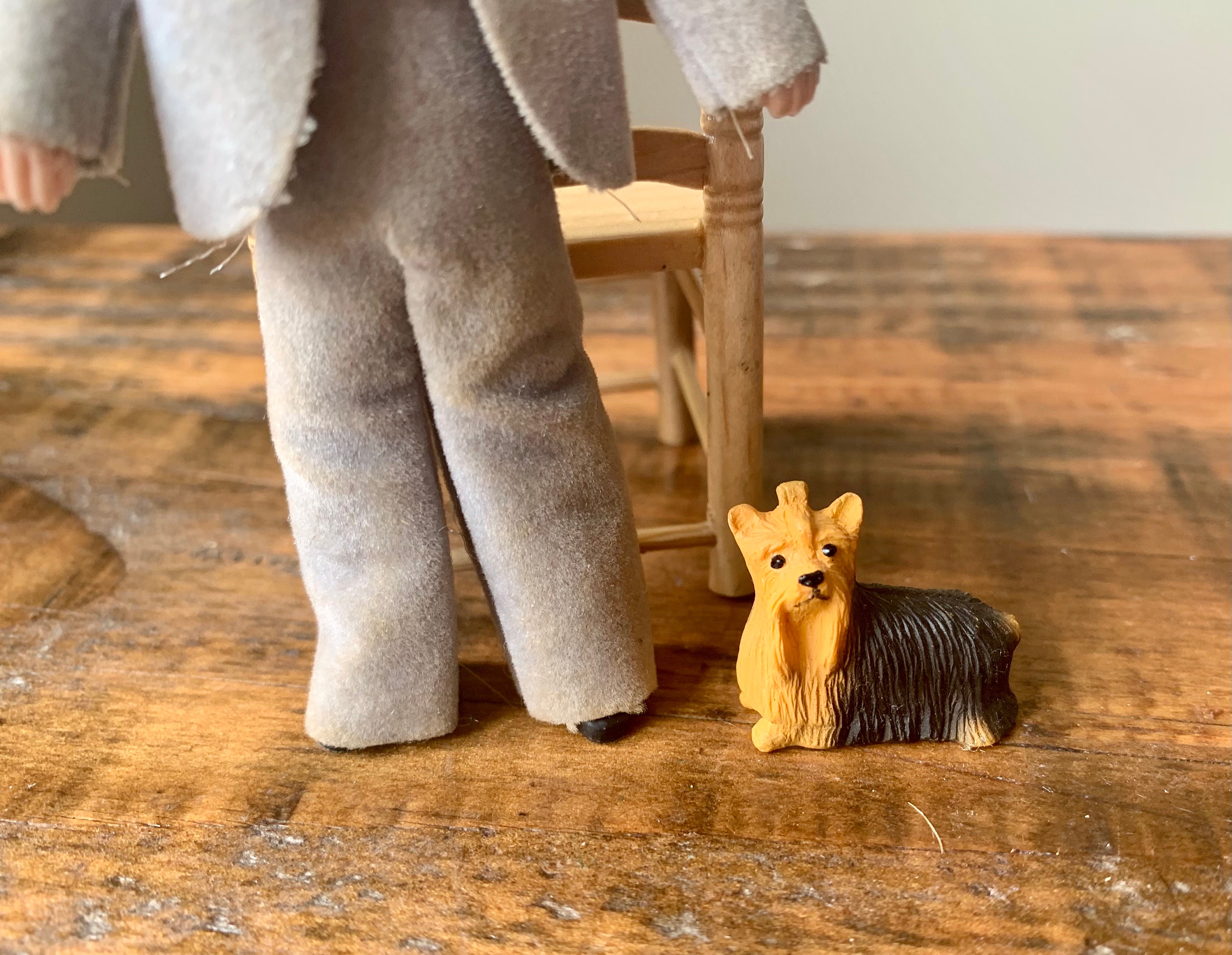 Vintage 116th Scale Dolls House Yorkshire Terrier Dog Etsy