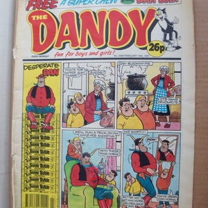 Vintage, 1991, le Dandy, n ° 2569, BD, Magazine,