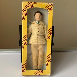 Vintage, 1:12th Scale, Dolls House, Older Boy, Teenager, Figure, Doll, Victorian, Edwardian, Modern Day, Boy, Child, Son, Scale Model, Gift