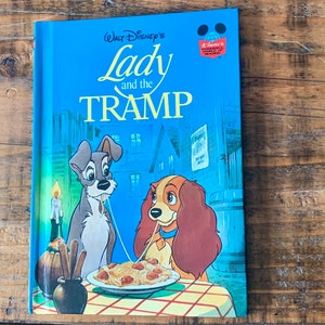 Vintage, 1994, First Edition, Walt Disney&#39;s, Lady And The Tramp, Children&#39;s, Hardback, Illustrated, Story, Book, Collectible, Childhood, Mum