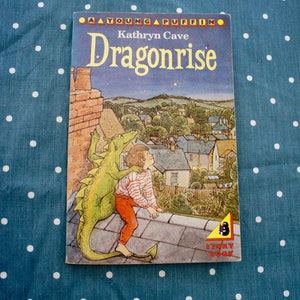 Vintage, 1984, Dragonrise, A Young Puffin, Paperback, Book, Children, Fiction, Fantasy, Collectible, Gift, Son, Daughter, Sister, Brother