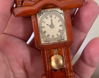 Orologio A Pendolo In Miniatura 1:12 - Italia - Foto 4