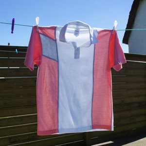 Vintage, Classic Man, Pink, Grey And White, T-Shirt, Clothing, Men, Retro, Size Medium, Gift, Husband, Boyfriend, Son, Hipster, Fashion