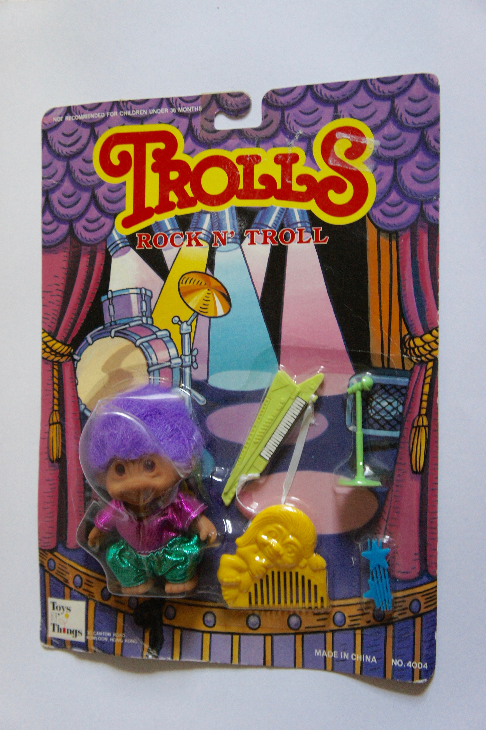 Rare Vintage Toys N Things Trolls Packaged in Original Etsy Hong Kong