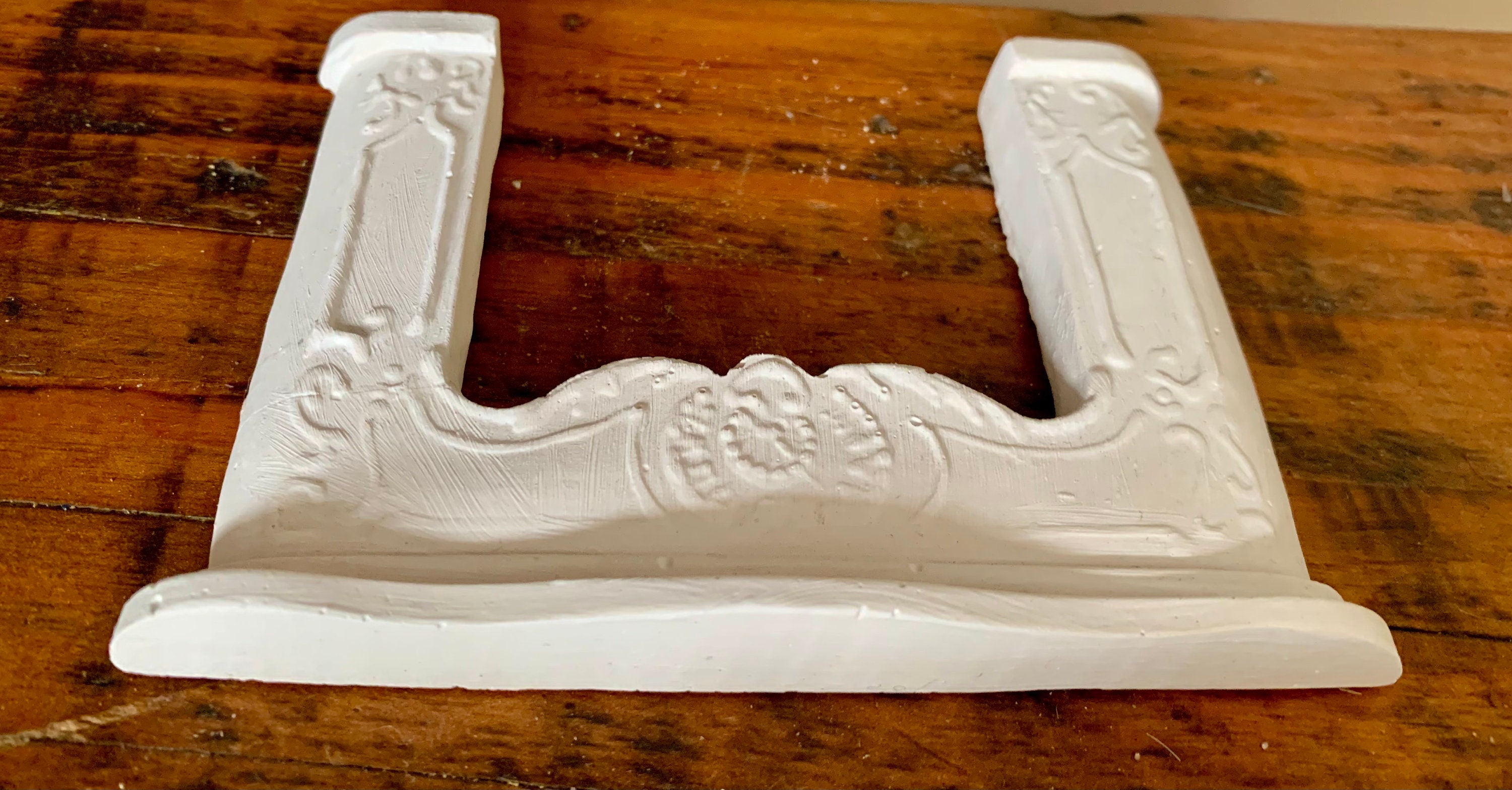 Cheminée Et Miroir En Résine Pour Maison De Poupée 1/12 - Crème, Occasion, Détail Miniature