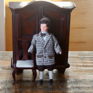 Vintage, 1:12th Scale, Dolls House, Caco, Gentleman, Father, Man, Doll, Victorian, Edwardian, Miniature, Collectible, Mother, Daughter, Gift