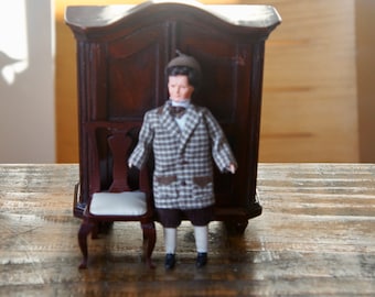 Melody Jane Puppenhaus Figur – Viktorianischer Gentleman In Gehrock, Porzellan, 1:12, Ca. 150 Mm