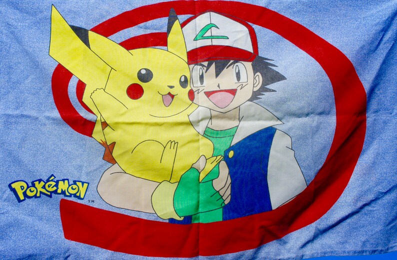 Vintage 1998 Nintendo Pokemon Single Duvet Cover And Etsy